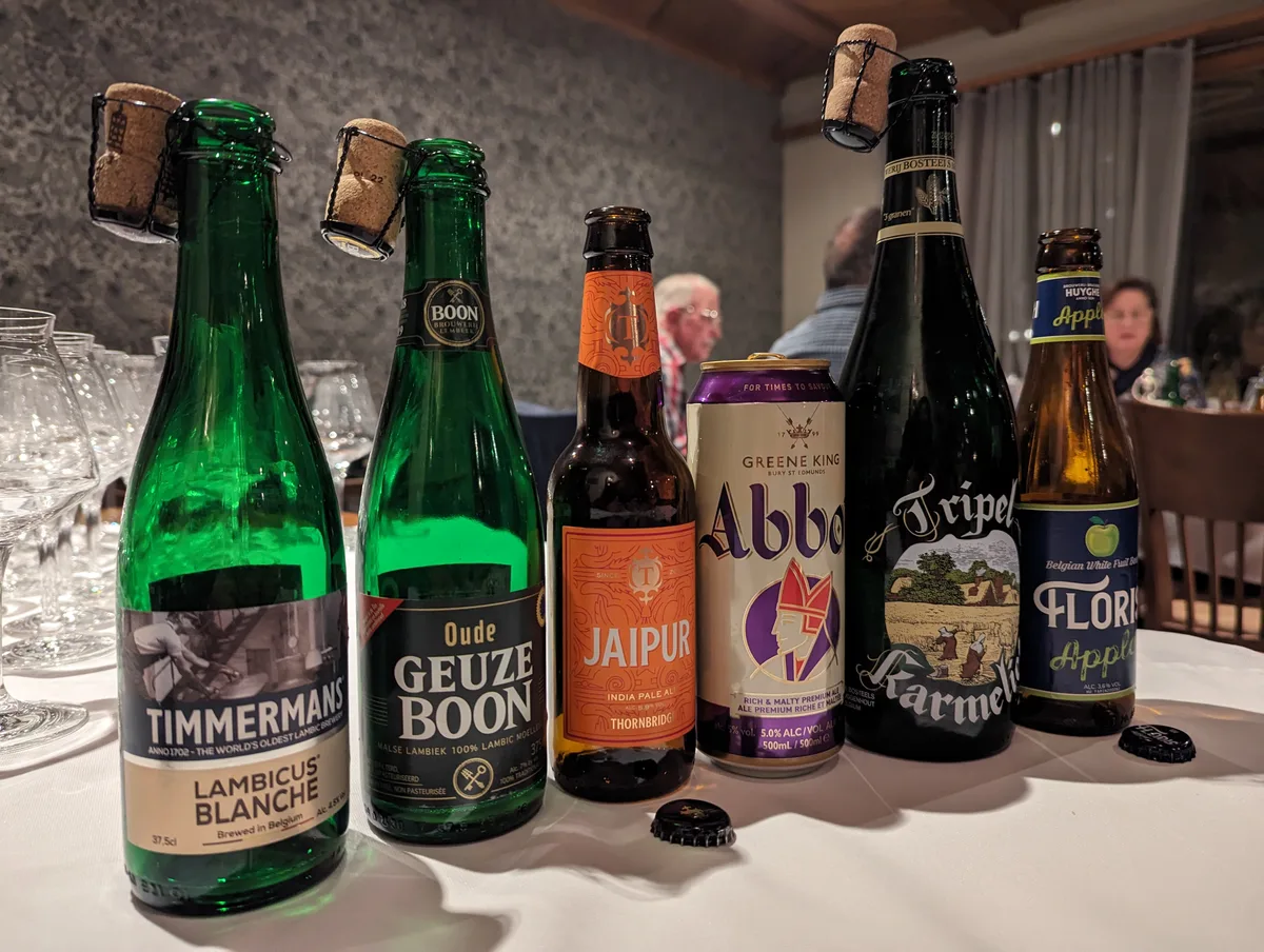 Impressionen vom Beer and Dine im Landgasthof Sternen in Oetwil am See.
